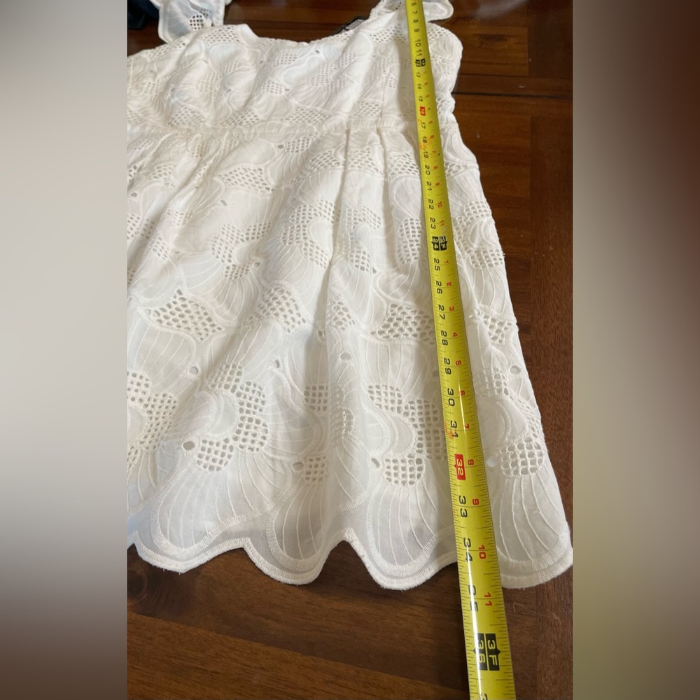 Steve Madden White Eyelet Mini Dress - Picture 15 of 15